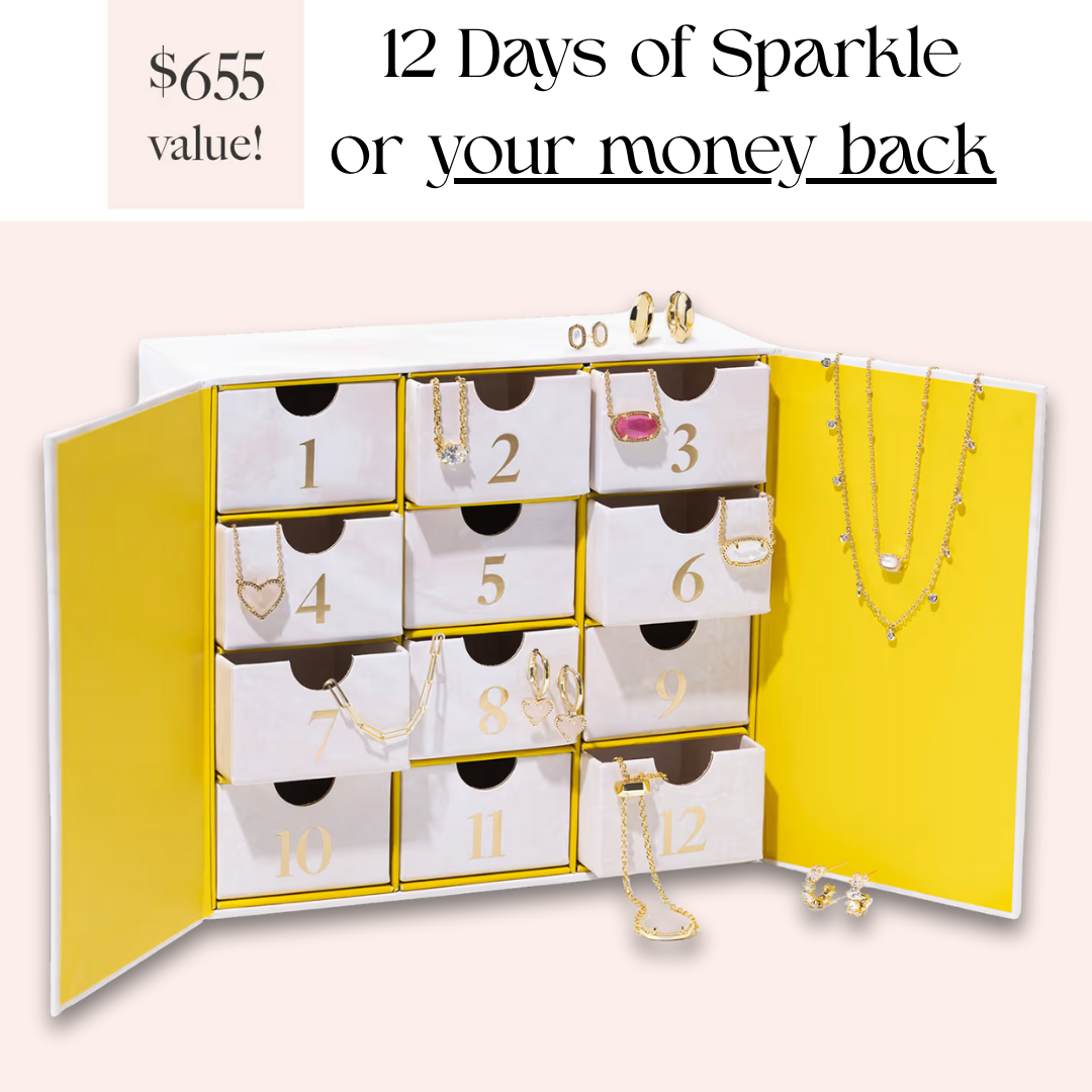 12 Days of Sparkle Gold Jewelry